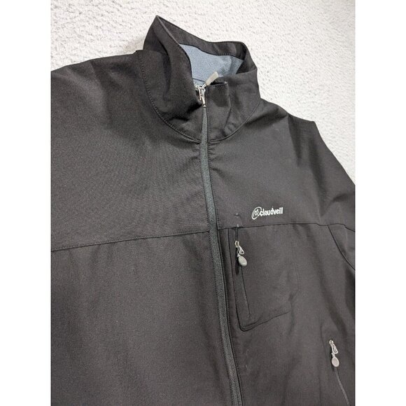 Cloudveil Jacket Mens Large Full Zip Outdoor Pockets Black - Picture 14 of 16